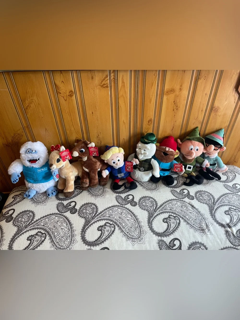 Vintage Holiday Rudolph Plush Collectible Stuffed Animal Lot RARE kids toys